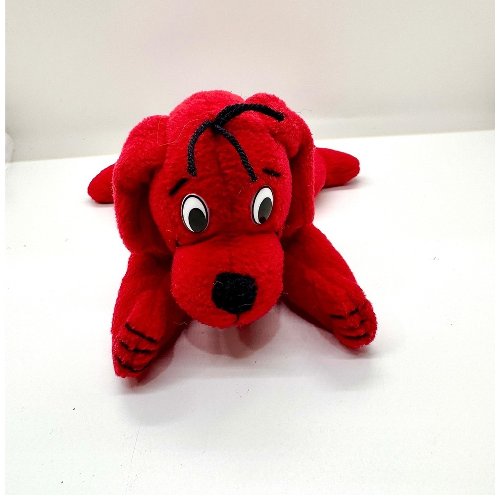 Clifford the Big Red Dog Scholastic Sidekicks Vintage Plush 90s Red Toy 8 inch